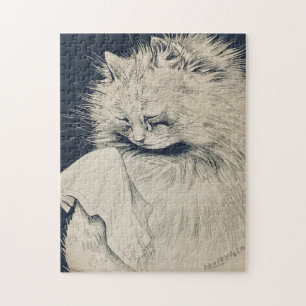 Weeping Cat beroemd gemaakt door Louis William Wa Legpuzzel