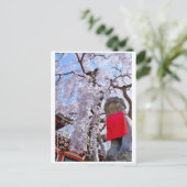 Weeping cherry tree ("Nara Ichiban-Zakura") ポストカード Briefkaart (Staand voorkant)