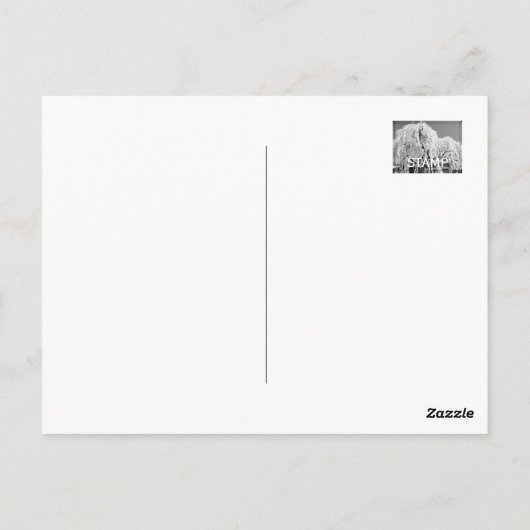 Weeping cherry tree ("Nara Ichiban-Zakura") ポストカード Briefkaart (Achterkant)