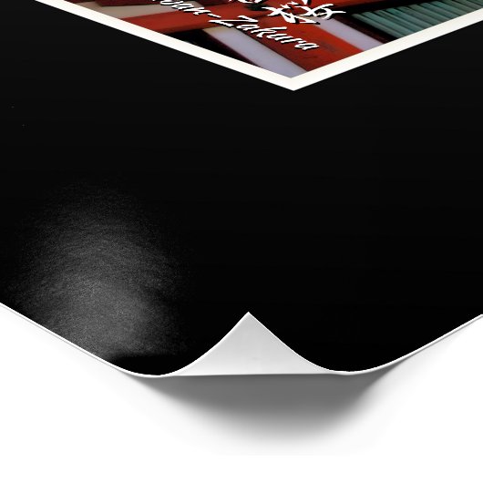 Weeping cherry tree ("Nara Ichiban-Zakura") Perfect Poster (Hoek)