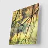 Weeping trees vierkante klok (Hoek)