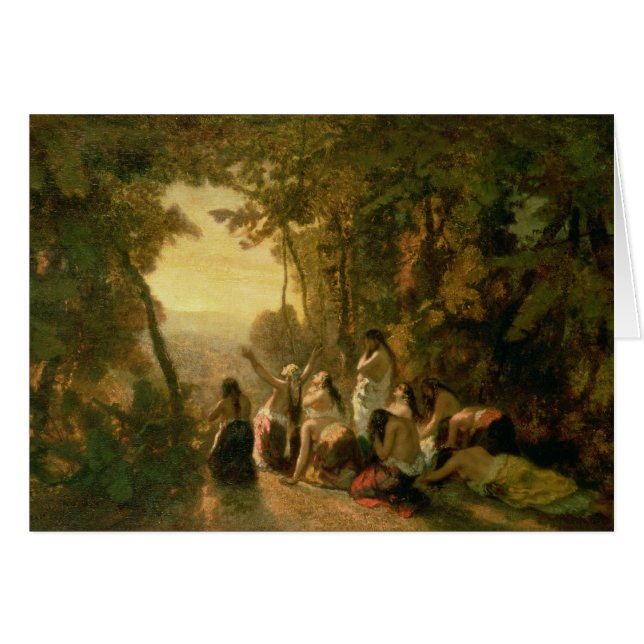 Weeping van de dochter van Jephthah, 1846 (Voorkant Horizontaal)