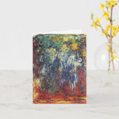 Weeping Willow at Giverny beroemd gemaakt door Cla Kaart (Gele Bloem)