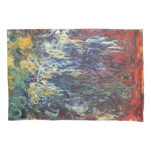 Weeping Willow at Giverny beroemd gemaakt door Cla Kussensloop (Voorkant-Links)