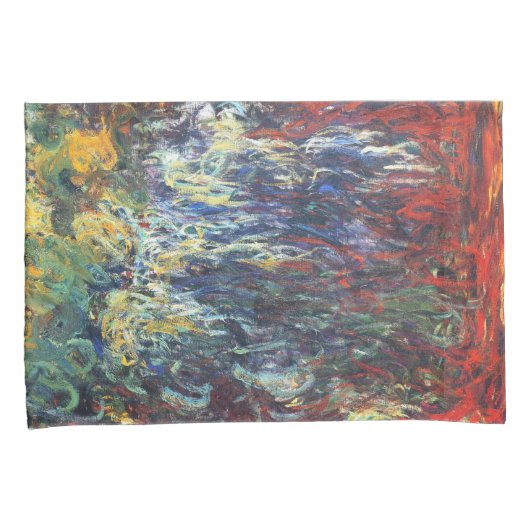 Weeping Willow at Giverny beroemd gemaakt door Cla Kussensloop (Voorkant-Rechts)