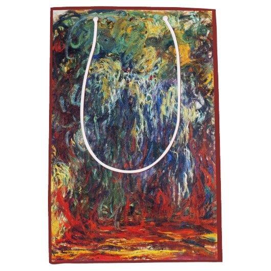 Weeping Willow at Giverny beroemd gemaakt door Cla Medium Cadeauzakje (Voorkant)