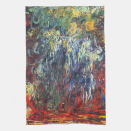 Weeping Willow at Giverny beroemd gemaakt door Cla Theedoek