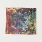 Weeping Willow at Giverny beroemd gemaakt door Cla Wandkleed (Voorkant (horizontaal))