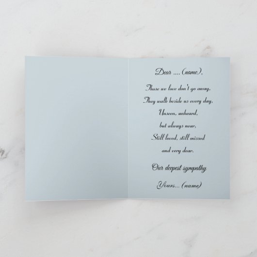 Weeping willow by a pond, black and white kaart (Binnen)