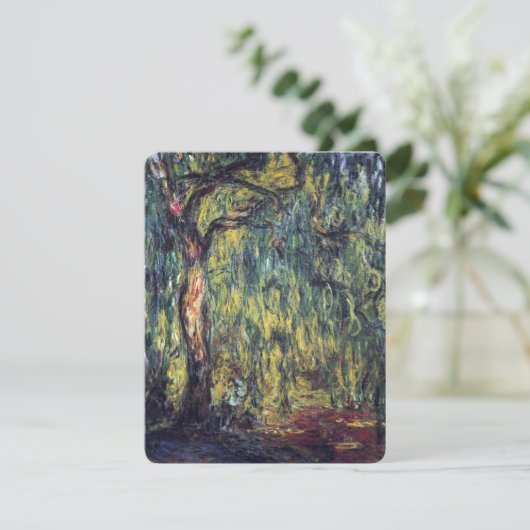 Weeping Willow door Claude Monet, Kunst (Staand voorkant)
