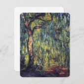 Weeping Willow door Claude Monet, Kunst (Voorkant / Achterkant)