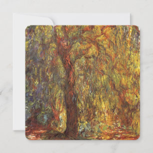 Weeping Willow door Claude Monet,  Kunst