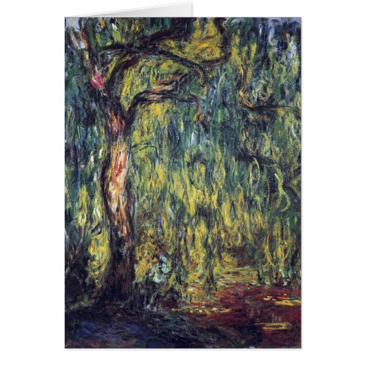 Weeping Willow door Claude Monet,  Kunst (Voorkant)