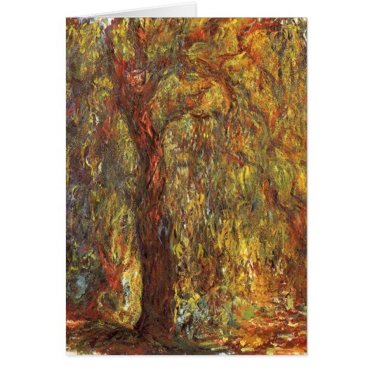 Weeping Willow door Claude Monet,  Kunst (Voorkant)