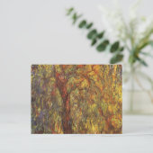 Weeping Willow door Claude Monet,  Kunst Briefkaart (Staand voorkant)