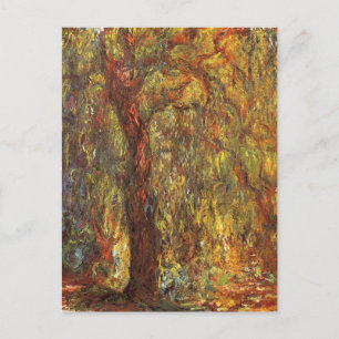 Weeping Willow door Claude Monet,  Kunst Briefkaart