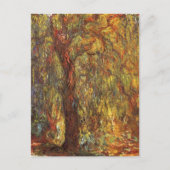 Weeping Willow door Claude Monet,  Kunst Briefkaart (Voorkant)