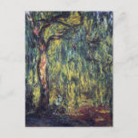 Weeping Willow door Claude Monet,  Kunst Briefkaart<br><div class="desc">Wonende Willow II (1918) van Claude Monet is een impressionistisch schilderij van fijne kunst in de natuur. Het maakt deel uit van een reeks wilde boomschilderijen die Monet in zijn tuinen in Giverny (Frankrijk) schilderde. Een boomgaard in een bos tijdens het herfstseizoen. Over de kunstenaar: Claude Monet (1840-1926) was een...</div>