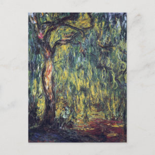 Weeping Willow door Claude Monet,  Kunst Briefkaart
