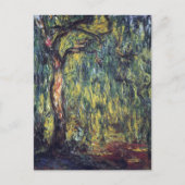 Weeping Willow door Claude Monet,  Kunst Briefkaart (Voorkant)