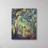 Weeping Willow door Claude Monet, Kunst Canvas Afdruk (Voorkant)