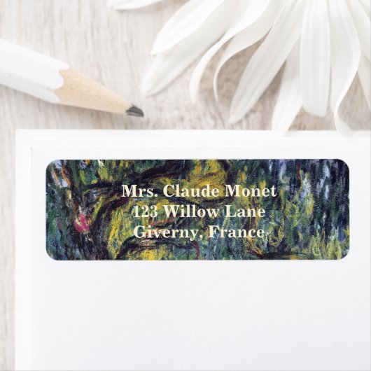 Weeping Willow door Claude Monet,  Kunst Etiket (Insitu)