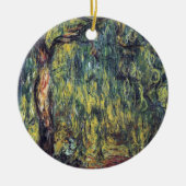 Weeping Willow door Claude Monet, Kunst Keramisch Ornament (Voorkant)