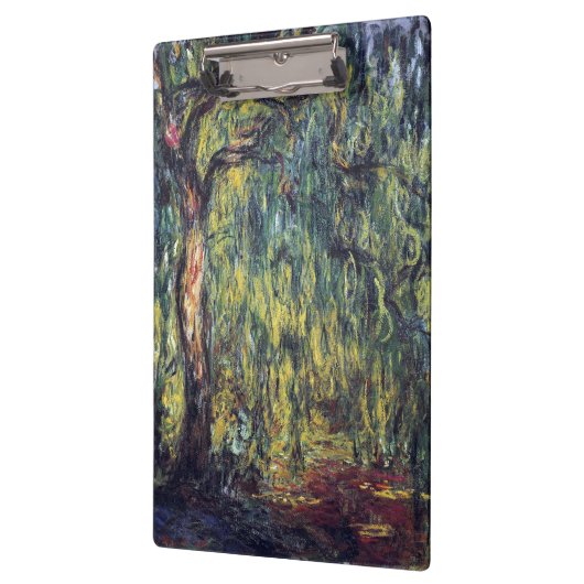 Weeping Willow door Claude Monet,  Kunst Klembord (Links)