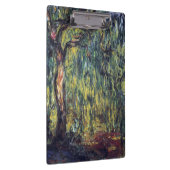 Weeping Willow door Claude Monet,  Kunst Klembord (Rechts)