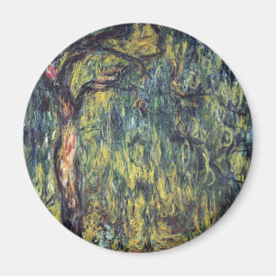 Weeping Willow door Claude Monet,  Kunst Magneet