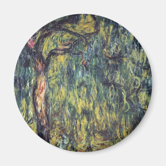 Weeping Willow door Claude Monet, Kunst Magneet (Voorkant)