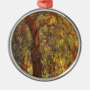 Weeping Willow door Claude Monet,  Kunst Metalen Ornament