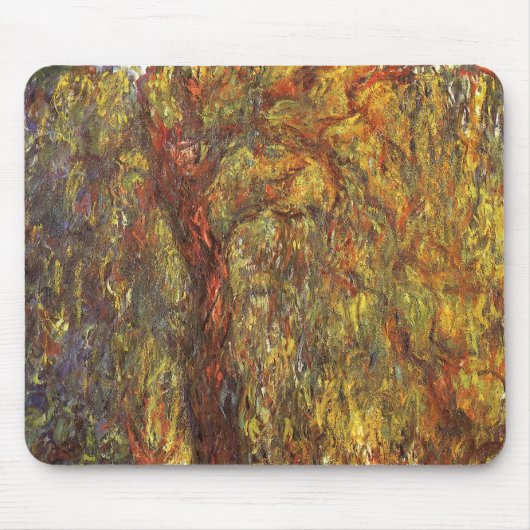 Weeping Willow door Claude Monet,  Kunst Muismat (Voorkant)