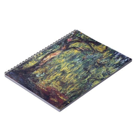 Weeping Willow door Claude Monet,  Kunst Notitieboek (Linkerzijde)