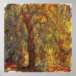 Weeping Willow door Claude Monet,  Kunst Poster