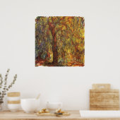 Weeping Willow door Claude Monet,  Kunst Poster (Keuken)
