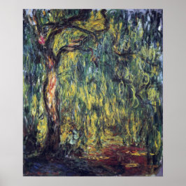 Weeping Willow door Claude Monet,  Kunst Poster