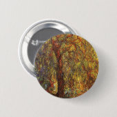 Weeping Willow door Claude Monet, Kunst Ronde Button 5,7 Cm (Voorkant /achterkant)
