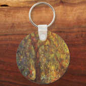 Weeping Willow door Claude Monet,  Kunst Sleutelhanger (Voorkant)