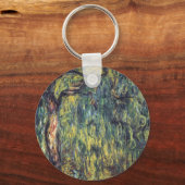 Weeping Willow door Claude Monet,  Kunst Sleutelhanger (Voorkant)