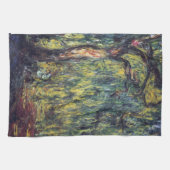 Weeping Willow door Claude Monet,  Kunst Theedoek (Horizontaal)