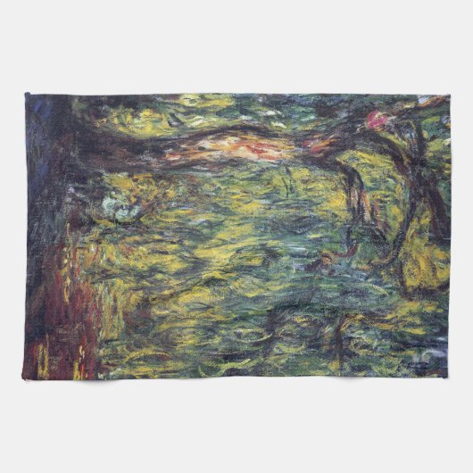 Weeping Willow door Claude Monet,  Kunst Theedoek (Horizontaal)