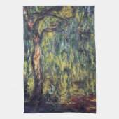Weeping Willow door Claude Monet,  Kunst Theedoek (Verticaal)