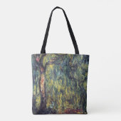 Weeping Willow door Claude Monet, Kunst Tote Bag (Achterkant)