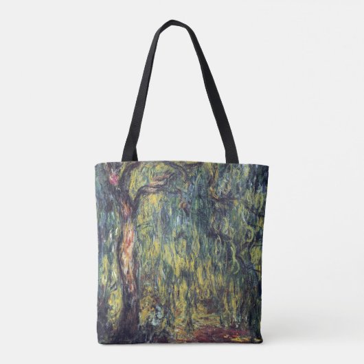 Weeping Willow door Claude Monet, Kunst Tote Bag (Achterkant)
