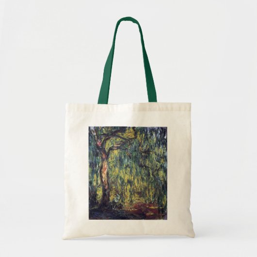 Weeping Willow door Claude Monet,  Kunst Tote Bag (Voorkant)
