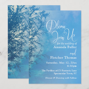 Weeping Willow Etheal Dreamy Sky Wedding 2 Kaart