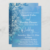 Weeping Willow Etheal Dreamy Sky Wedding Kaart (Voorkant / Achterkant)