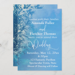 Weeping Willow Etheal Dreamy Sky Wedding Kaart