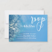 Weeping Willow Etheal Dreamy Sky Wedding RSVP (Voorkant)